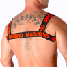 Macho - Harnais Double Rouge